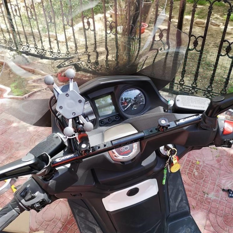 新款适用光阳赛艇CT250/300/400/S350改装多功能平衡杆导航手机支