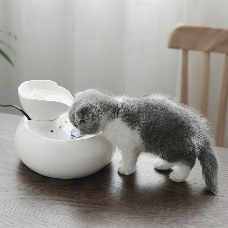 猫咪饮水机宠物智能饮水机自动循环流动流水喂水器喷泉活水盆立式