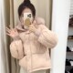 小个子棉 新款 超好看时尚 大毛领j连帽羽绒棉袄女冬2024年韩系冬装