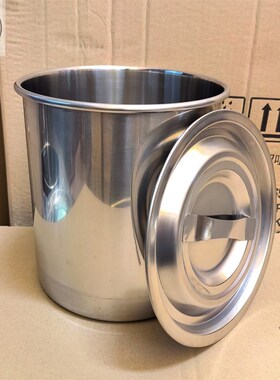定做不锈钢无耳桶18cm20/v22/25cm商用圆桶水桶加厚桶汤锅油桶汤