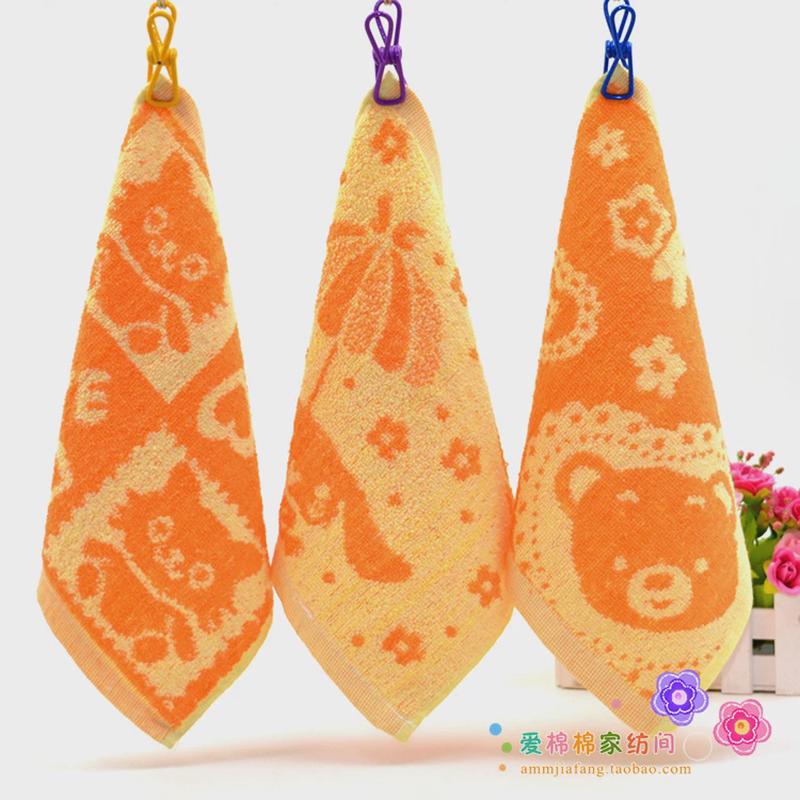 巾10条装】幼儿园小毛巾动物垫背【加厚方巾卡通口水回礼新款