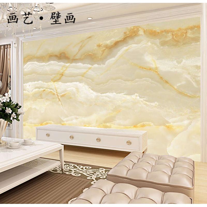 布影视仿大理石壁画背景墙墙电视欧式客厅8d大气立体墙纸壁纸装饰图片
