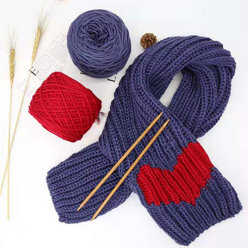 围巾线牛奶棉粗毛线团16多股男女手编围巾毛线粗线编织情人棉diy