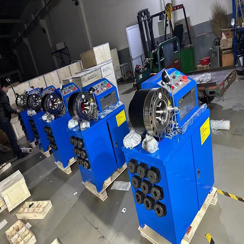 液压油管扣压机高压胶管锁管机油管压管机金属管型材