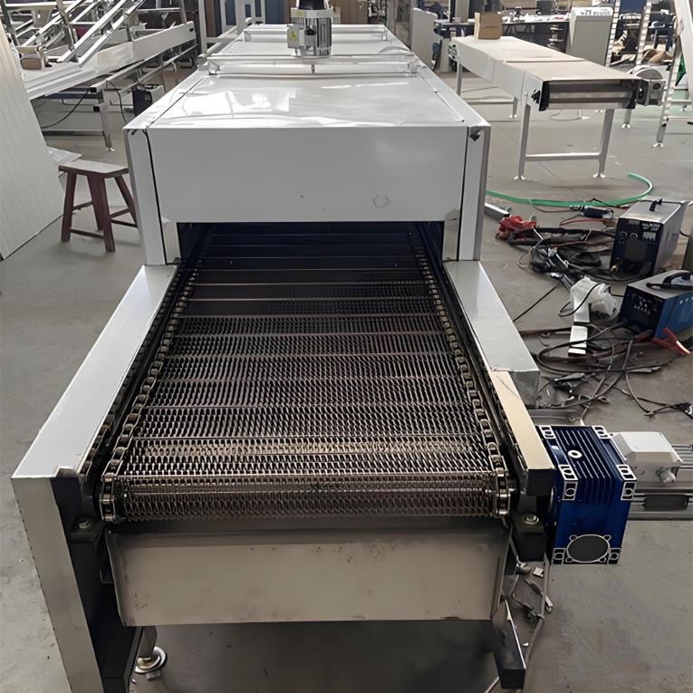 蔬菜烘干机180度网带转弯输送机 油炸食品耐高温网带提升机