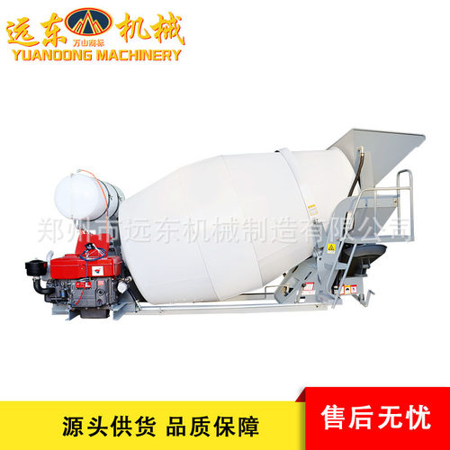 5立方混凝土搅拌罐建筑工地用混泥土全封闭粉剂搅拌罐水泥运输罐