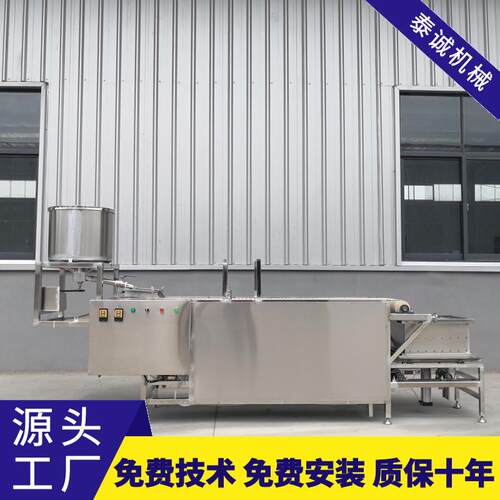 不锈钢小型干豆腐机泰诚气压双扒皮机小本创业厚薄可调豆腐皮机