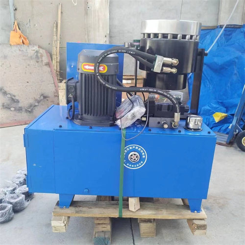 全自动液压缩管机压管机钢管高压油管方管缩管机手脚架大棚管压口