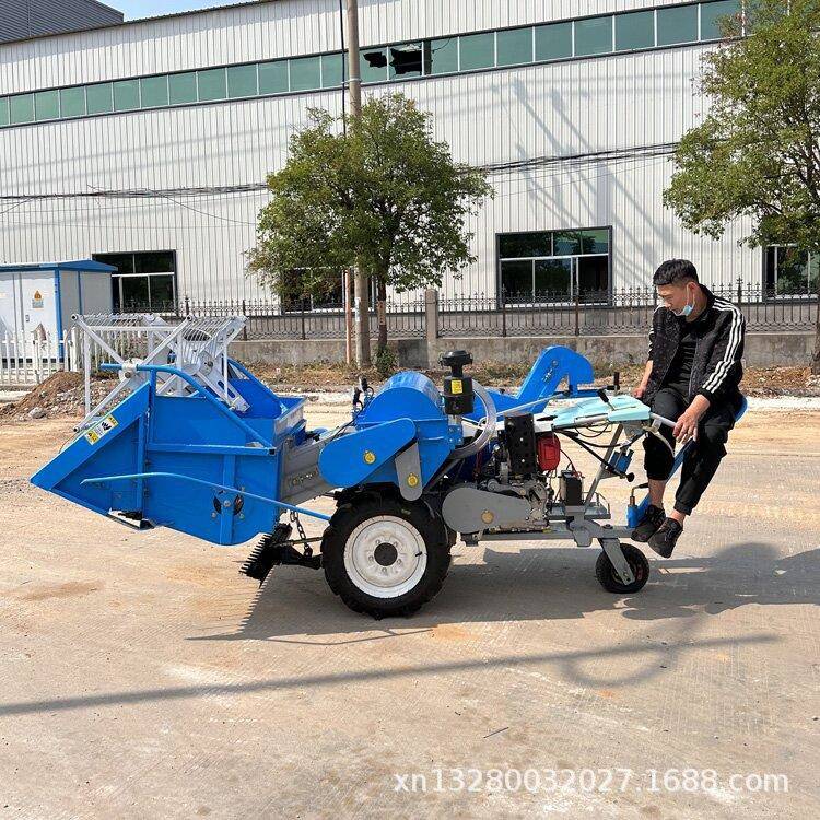 履带式水稻联合收割机 座驾式稻谷收获机 35马力稻谷联合收割机