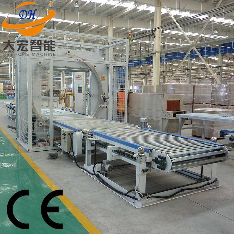 水平环体缠绕机 石膏板缠绕包装机 厂家定制 钢管型材缠绕打包机