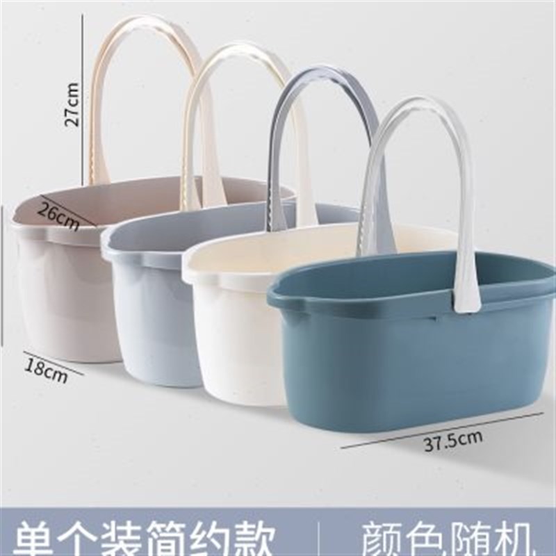拖把桶长方形拖布桶单桶塑料水桶家用手提储水用大容量拖地挤水桶