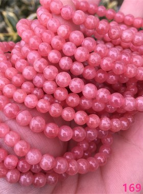 桃花纹糖果红纹石手链女生天然水晶饰品招恋爱情婚姻开运