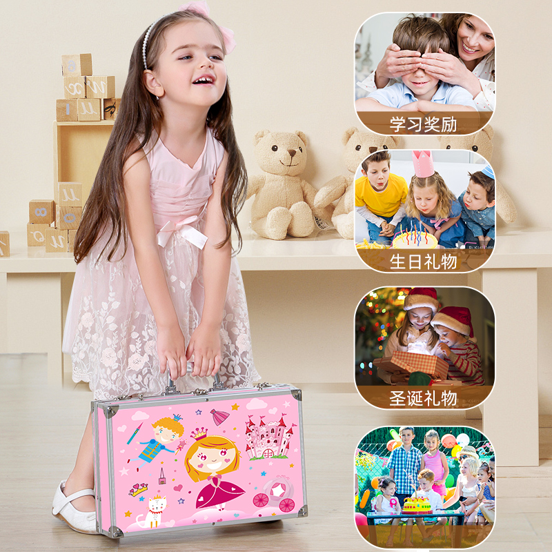 儿童画画工具套装画笔礼盒绘画美术专用幼儿小学生水彩笔学习用品