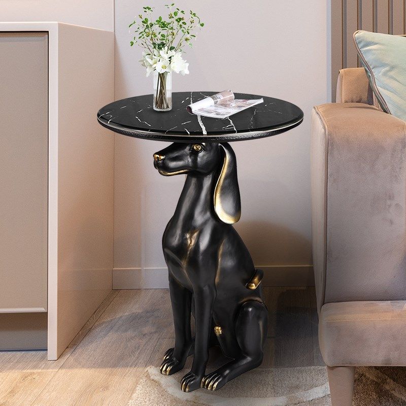 客厅角落沙发旁茶几边几现代简约高级感超晶石家用泡茶桌新房送礼