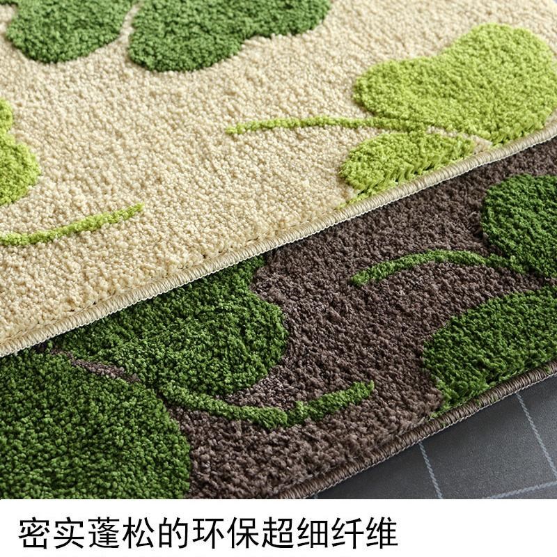 加厚绒毛入户门地垫进门地毯门口脚垫卧室门垫除尘吸水防滑垫可洗