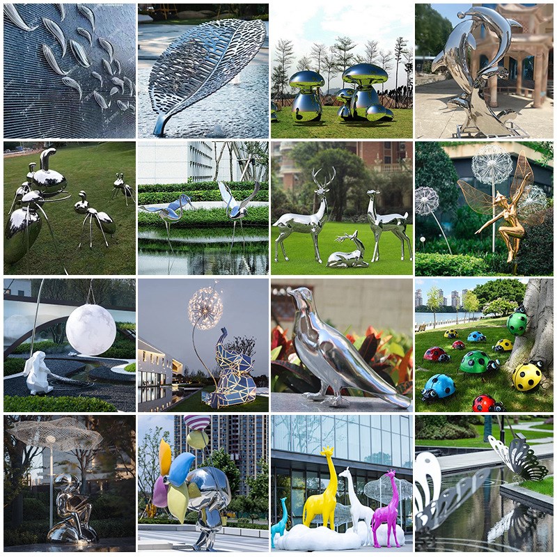 不锈钢雕塑定制室外运动主题园林景观小品摆件公园玻璃钢树池坐凳