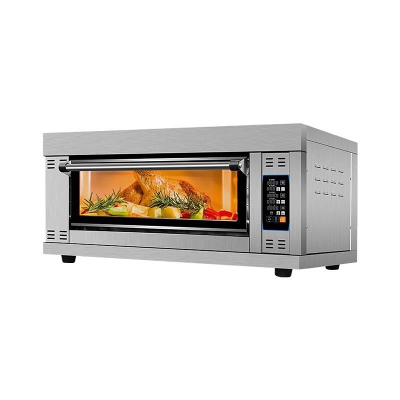 电烤箱商用双层二盘大型面包披萨蛋糕大容量摆摊烘焙燃气烤箱