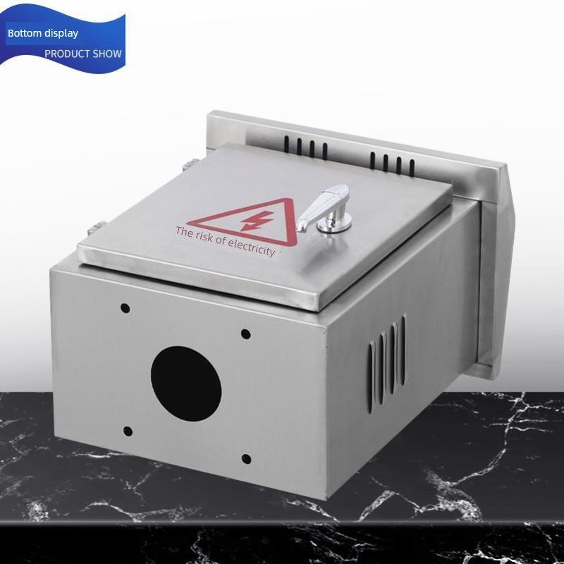 工地落地加厚充电桩304配电箱充电箱立柱箱设备箱保护箱防雨防水