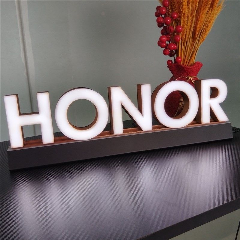 J515亚克力正面发光字招牌广告牌Logo定做免安装插电即亮