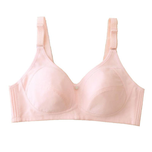 青春期大学初高中学生内衣胖mm加肥加大码文胸纯棉薄款后扣无钢圈