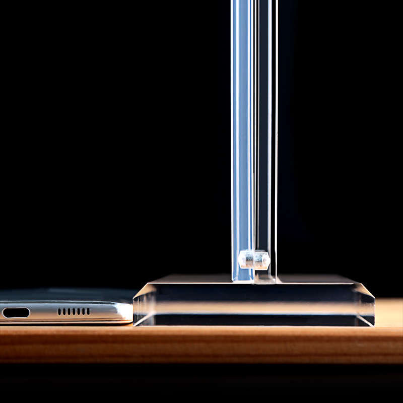 亚克力A4标签 体验店台卡架透明手机价格牌T型水晶展示牌台签桌牌