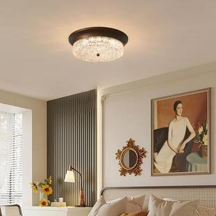 中古风卧室端吸顶灯E高美式 书主卧过道LD668灯具 复古2房025年新款