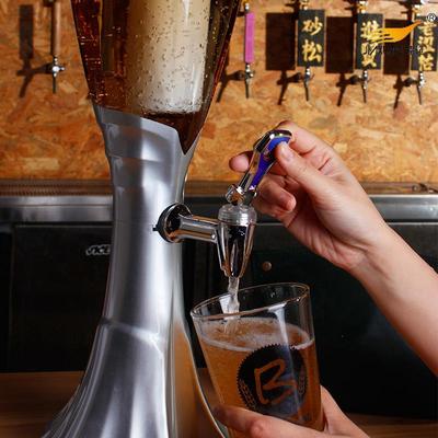 新酒JF256款扎啤酒炮商3用KTV用品饮料机分酒意器创酒塔柱L酒吧自