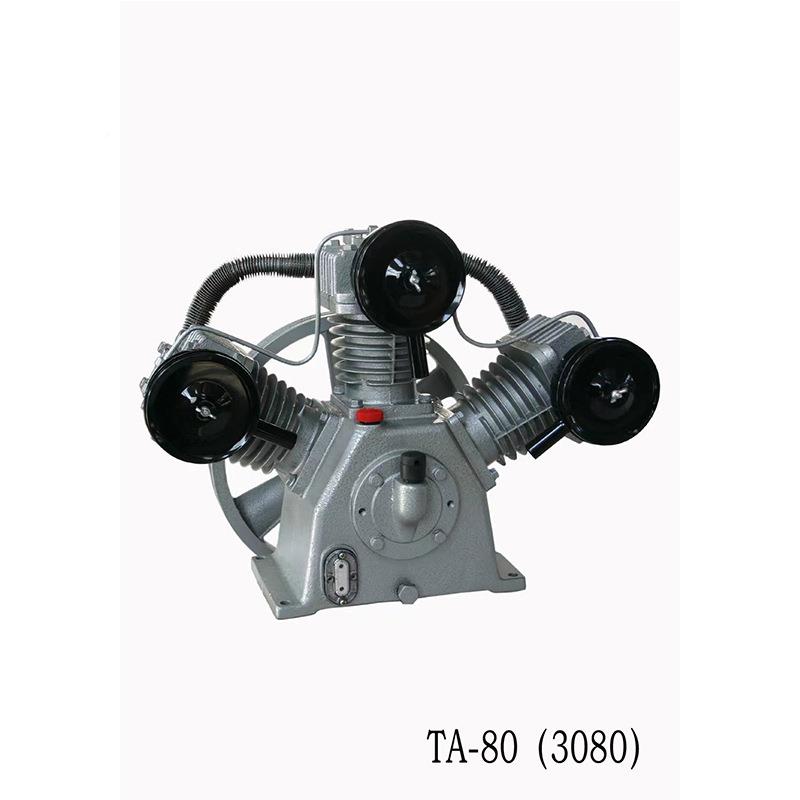 空压机机头工业潜空泵W-1.5/7-头打气双三水缸气泵配件铸钢缸压机