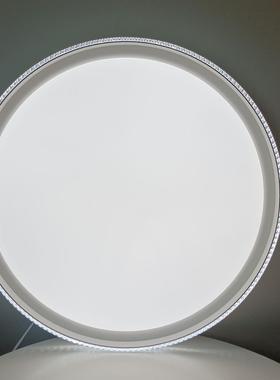 跨网红卧简室吸327顶灯主卧房光现代约境轻奢主卧灯新款全谱护眼