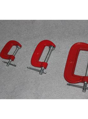 士形工G字夹型木F工夹工具D1-12寸C子固定夹具291G摇杆夹玛钢