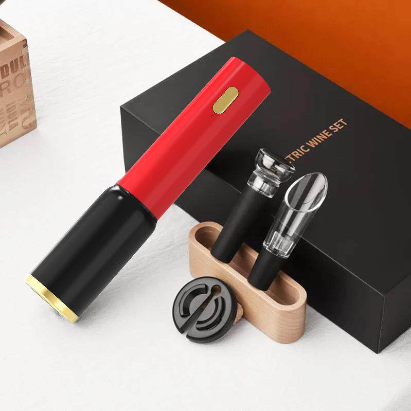 红开瓶器酒电动FL041开酒器家用开红酒器全电自不动锈钢充款启瓶