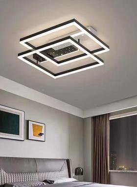 led吸顶灯客室308黑色餐厅书房灯简卧约现代大气轻奢家用灯具厅套