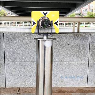 全站仪观测墩不锈钢 1米2 观测台对中器简易基坑监测控制桩