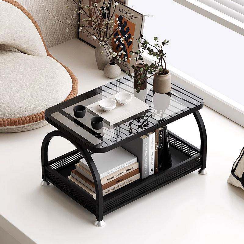 欧式玻璃飘窗台小桌子茶几榻榻米方角几卧室坐地矮桌简约现代炕几