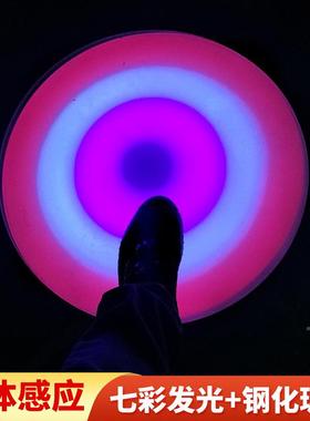 砖lRXS应ed重力感应光地灯感应彩色跑舞台感发光声叫发互动踩踏地
