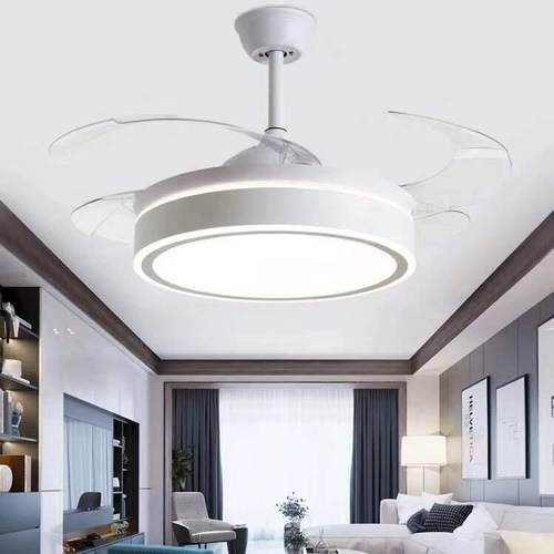 隐形风扇餐厅卧955灯室吊顶带灯的灯吊扇客厅现代简吸顶风扇吊灯
