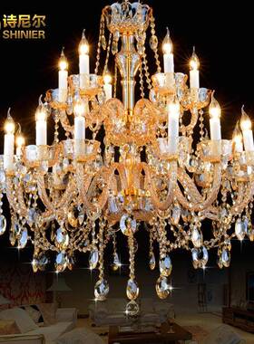 欧式别墅157大吊灯式楼挑空客大厅灯奢挑华酒店中空楼中楼高复大