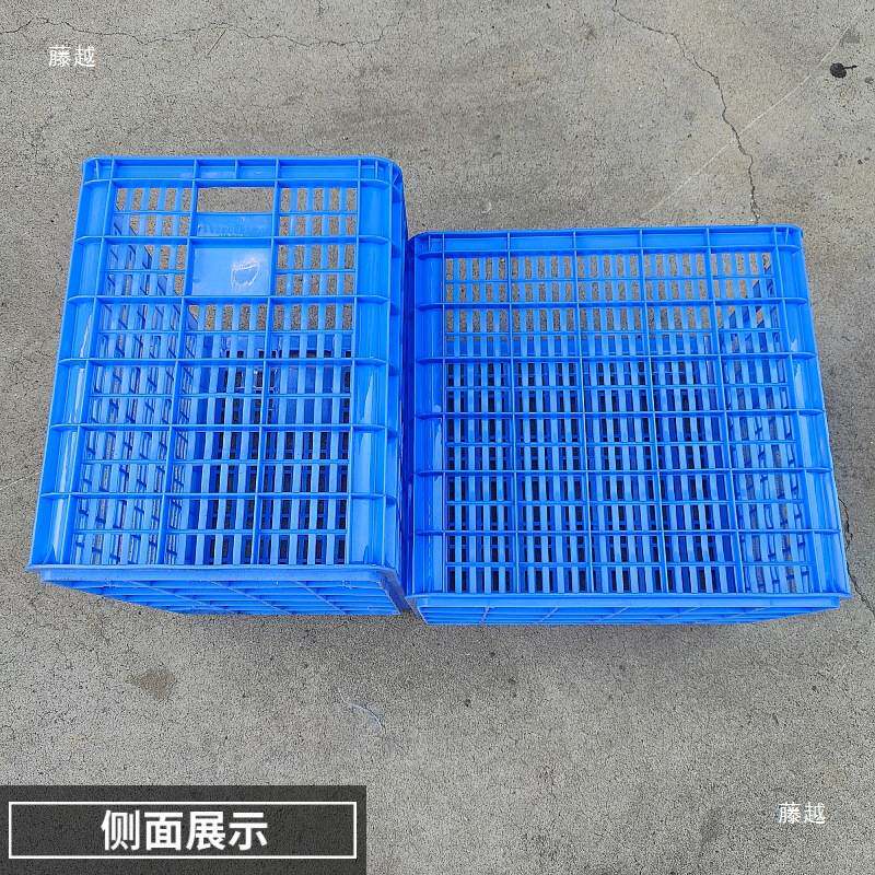 宏豪17号加高塑料筐周转箱长方形大号收纳框物流运输蔬菜水垒德株