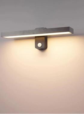 户外长防水壁可MEB灯别墅入户门口照明灯条转人旋体感应超亮门头