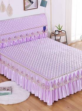 床头床罩套保护床LZP套床单罩防尘罩件床笠罩防尘罩床裙床头靠垫