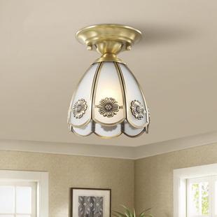 019 约玄关入简门厅台阳014 灯衣户帽间 全铜过道灯走廊灯美式 欧式