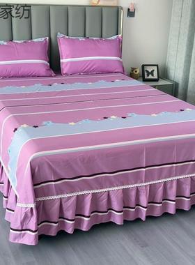 1O床O.%纯磨毛床床罩单件韩版1.5米18RG6W4nh8米2裙m秋冬加厚床裙