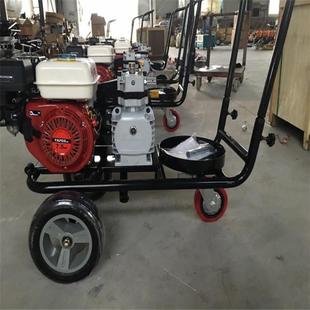 柏马路划线机市人形道路划线529城机冷油喷式油漆划线车