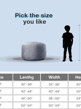 跨境 懒人沙发 豆袋沙发压缩包装Bean Bag Chair