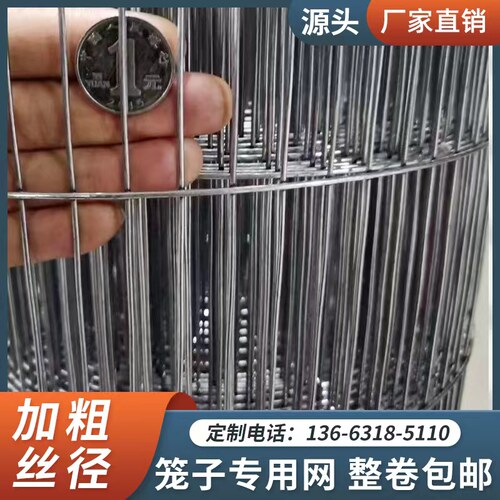 铁丝网长孔镀锌电焊网家用鸡鸽兔笼D养殖铁丝网狗笼底网阳台防护