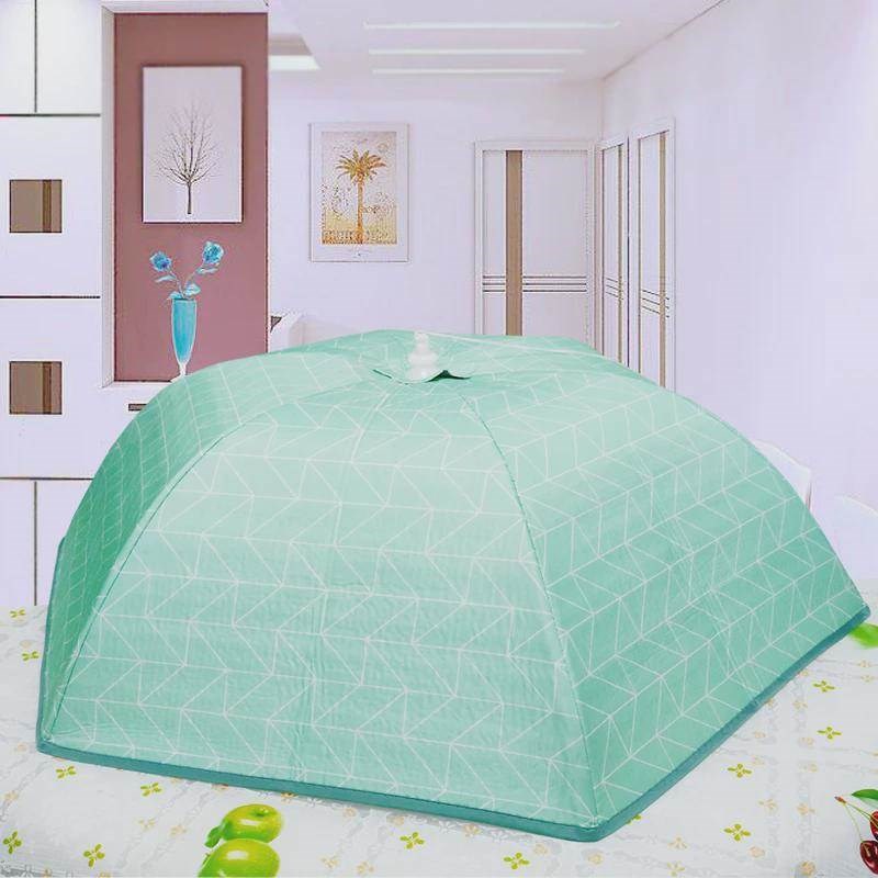 冬季保温菜罩大号盖菜罩食物饭罩子饭菜防尘罩遮菜伞可折叠餐桌罩