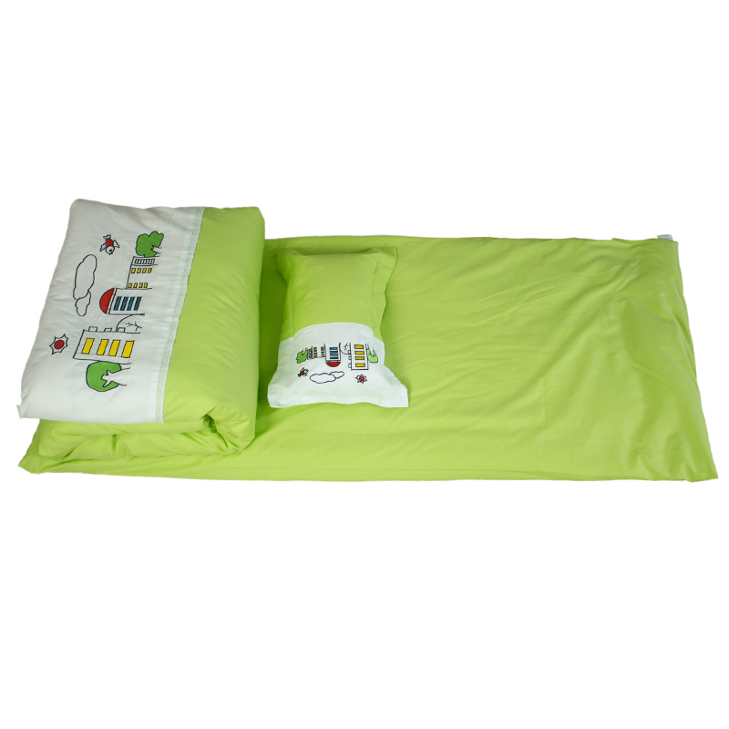 幼儿园被子三件套含芯儿童午睡被褥全棉六件套床上用品定制
