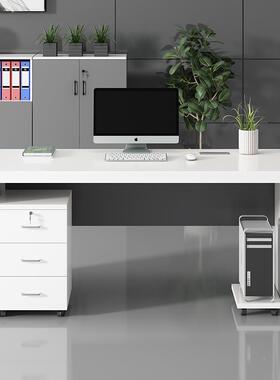 电办公桌简约现代老脑式人单办板公室桌椅组合1ZML-012.2米带抽屉