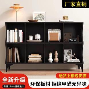 FSK简约现代黑格子柜落网红柜子高颜值储物餐边柜书柜地格子色柜