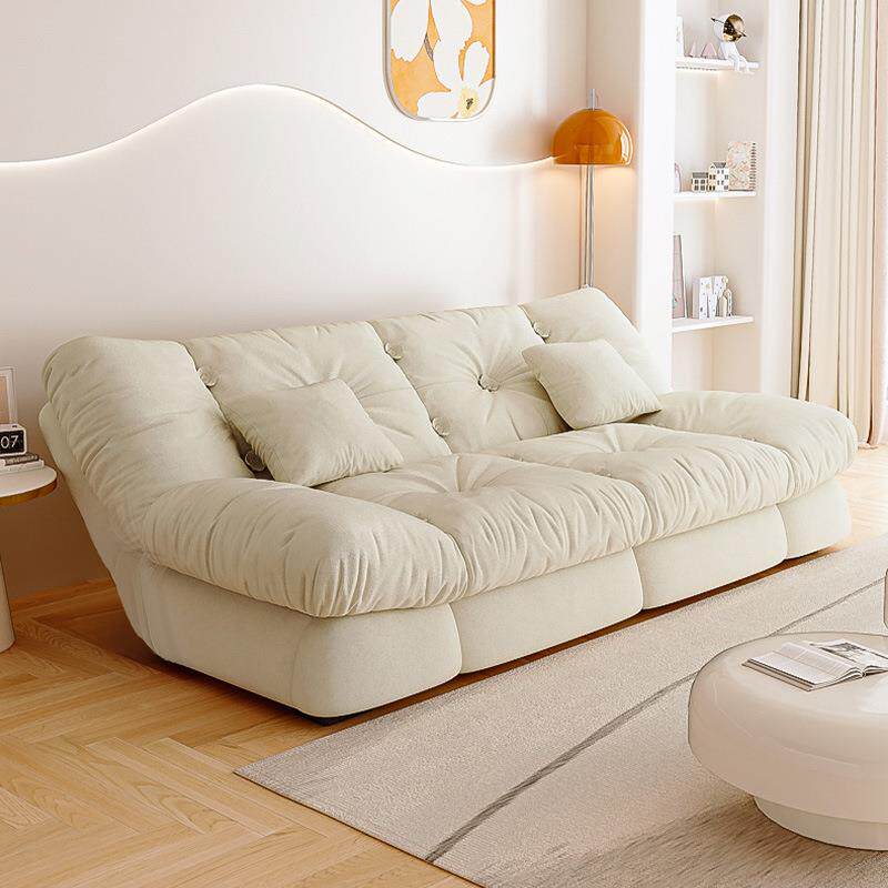 沙床现代简约折叠多功能沙发卧小室客厅多云朵沙发尺寸云朵发艺布